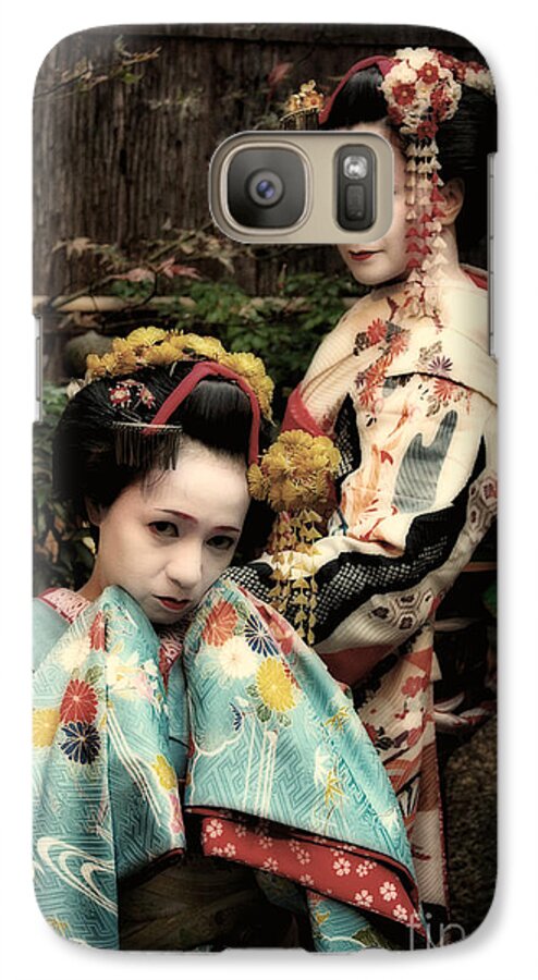 Geisha Galaxy S7 Case featuring the photograph Geisha Garden by John Swartz