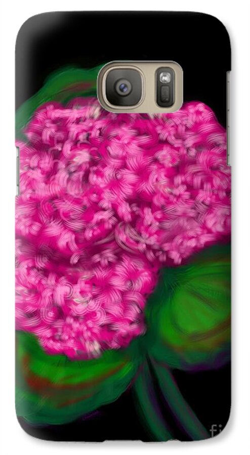 Floral Galaxy S7 Case featuring the digital art Geranium by Christine Fournier