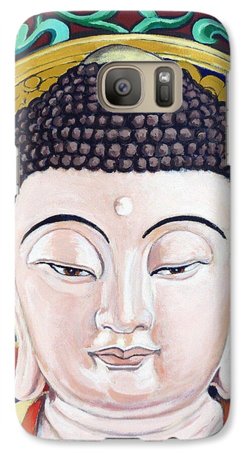 Tara Galaxy S7 Case featuring the painting Goddess Tara by Tom Roderick