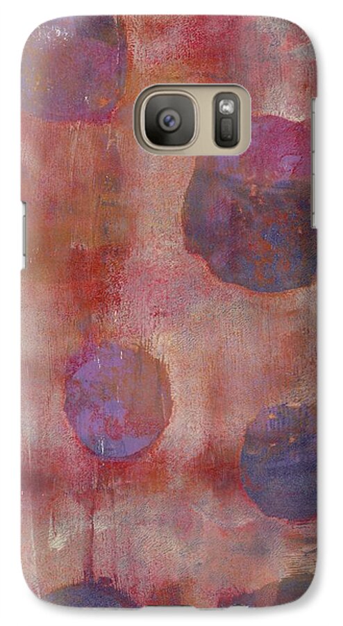 Abstract Galaxy S7 Case featuring the mixed media Guilty by Lisa Noneman