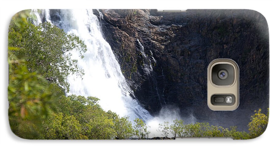 Water Galaxy S7 Case featuring the photograph Hanging Valley Waterfall by Carole Hinding