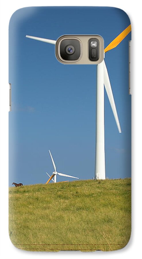 Wind Galaxy S7 Case featuring the photograph Hawi Wind Farm by Scott Rackers