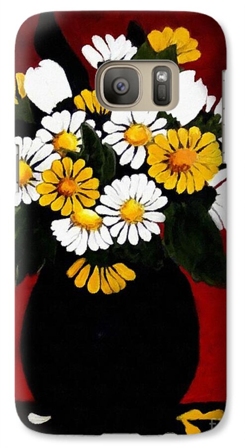 He Loves Me Galaxy S7 Case featuring the painting He Loves Me... by Barbara A Griffin