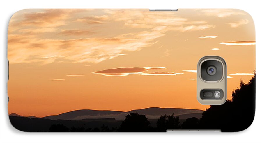 Scotland Galaxy S7 Case featuring the photograph Highland Sunset by Carolyn Cable