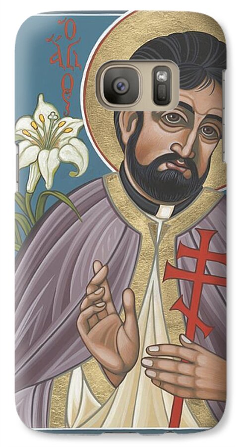 Holy New Martyr Father John Karastamatis Of Santa Cruz Galaxy S7 Case featuring the painting Holy New Martyr Father John Karastamatis of Santa Cruz 216 by William Hart McNichols