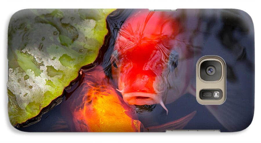 Koi Galaxy S7 Case featuring the photograph Hopeful Faces by Priya Ghose