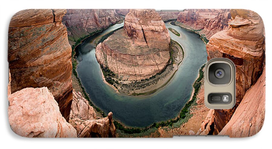 Horseshoe Bend Galaxy S7 Case featuring the photograph Horseshoe Bend Panorama by Jim Snyder