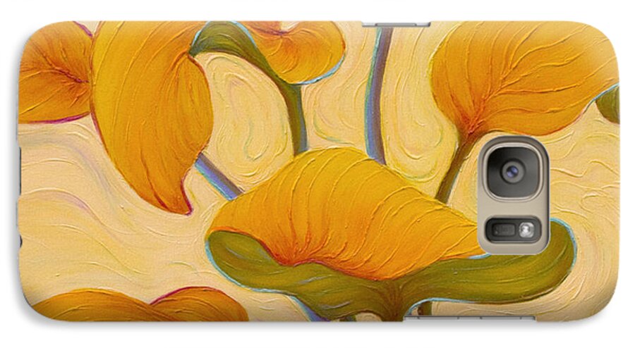 Hosta Galaxy S7 Case featuring the painting Hosta Hoofin' by Sandi Whetzel