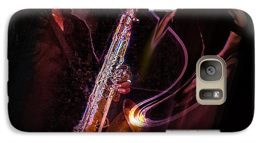 Music Galaxy S7 Case featuring the photograph Hot Sax by Glenn Feron