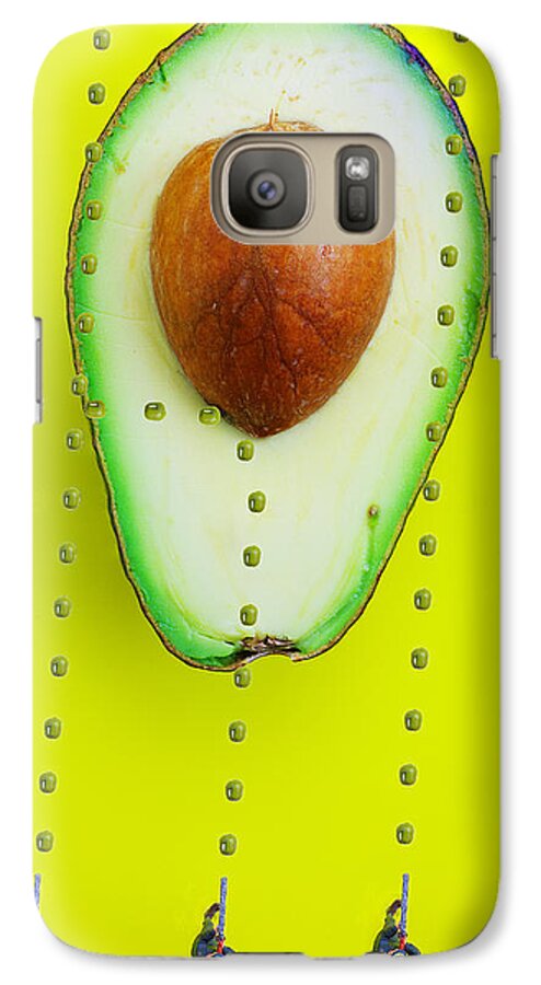 Rutherford Galaxy S7 Case featuring the photograph Hunters depicting Rutherford atomic model by Avocado food physics by Paul Ge