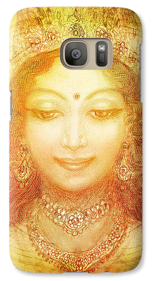 Goddess Painting Galaxy S7 Case featuring the mixed media I Am That by Ananda Vdovic