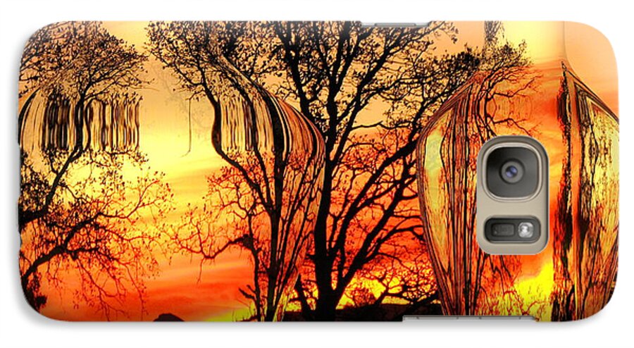 Sunrise Galaxy S7 Case featuring the photograph Illusion by Joyce Dickens