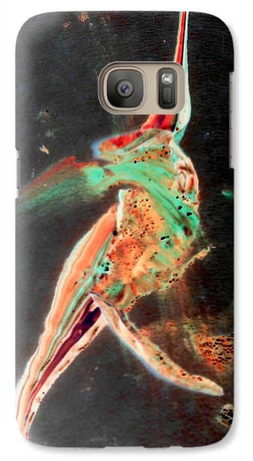 Body Art Galaxy S7 Case featuring the painting In Jest by Jacqueline McReynolds