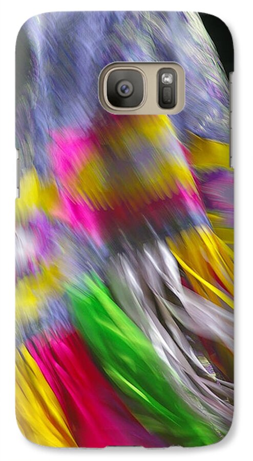 Abstract Galaxy S7 Case featuring the photograph Indian Dance by Randy Pollard