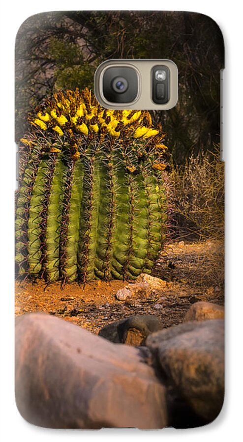 2013 Galaxy S7 Case featuring the photograph Into The Prickly Barrel by Mark Myhaver