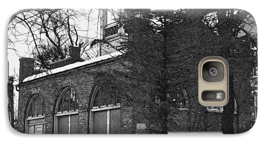 John-brown Galaxy S7 Case featuring the digital art John Brown Fort Shenandoah Street Harpers Ferry West Virginia by David Blank
