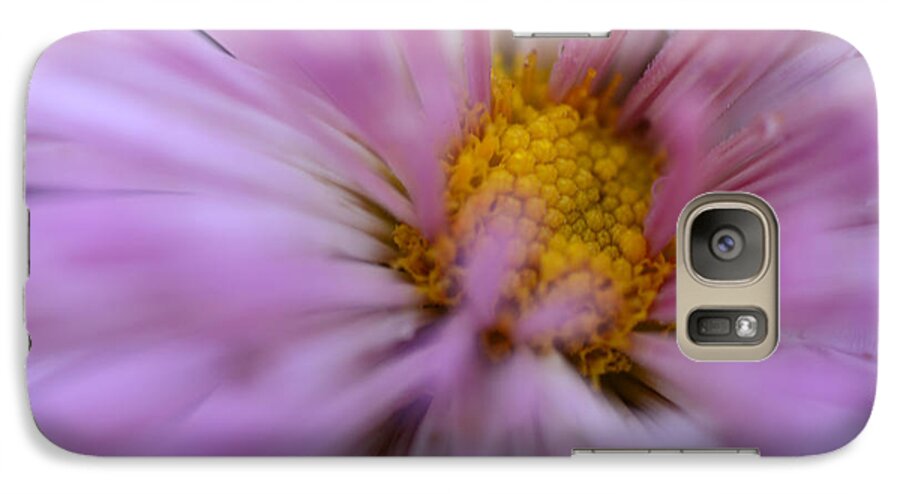 Purple Mum Galaxy S7 Case featuring the photograph Peace in the Storm by Wanda Brandon