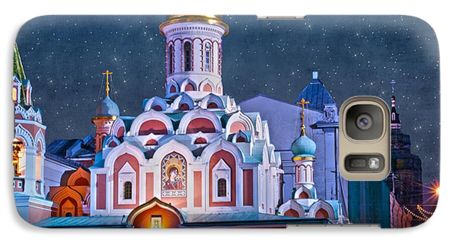 Russia Galaxy S7 Case featuring the photograph KAZAN CATHEDRAL. Red Square. Moscow Russia by Juli Scalzi
