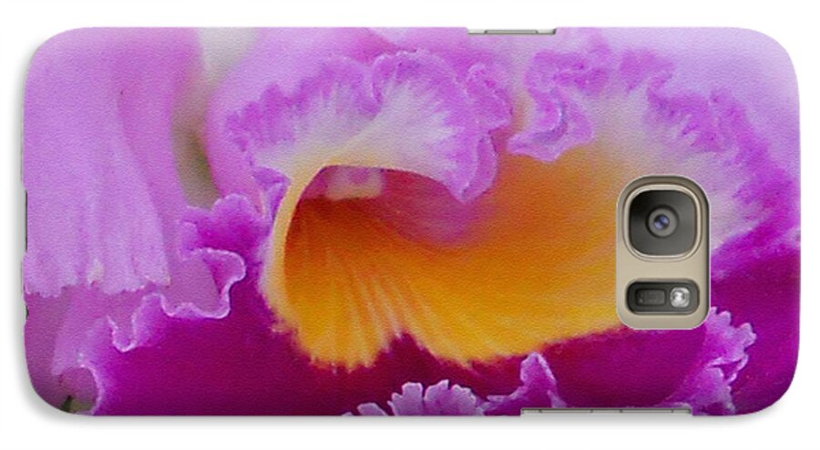 Orchid Galaxy S7 Case featuring the photograph Lavender Orchid by Aimee L Maher ALM GALLERY