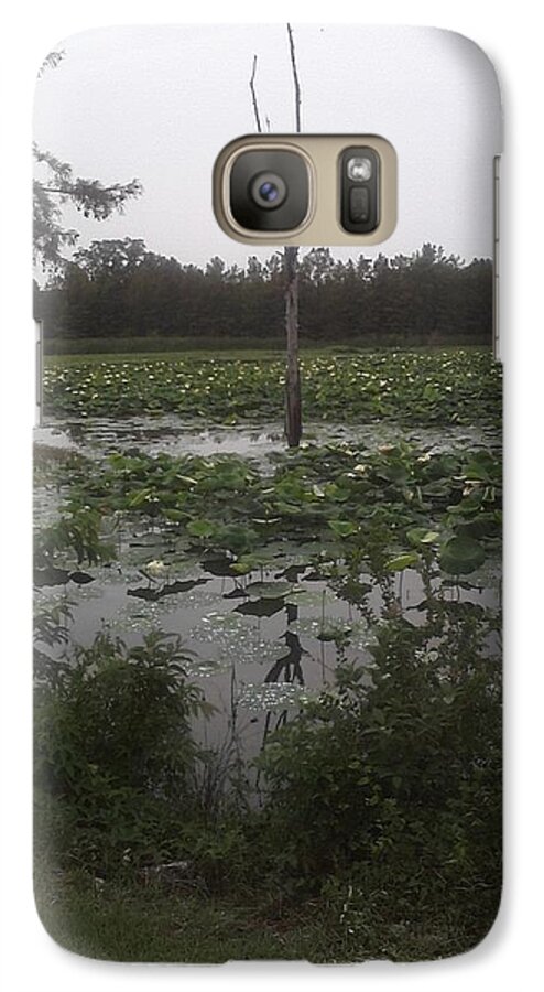 Landscape Galaxy S7 Case featuring the photograph Lily Pads by Fortunate Findings Shirley Dickerson