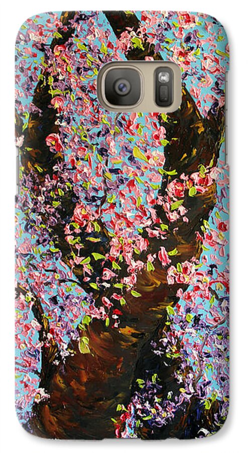 Spring Galaxy S7 Case featuring the painting Love Wound by Meaghan Troup