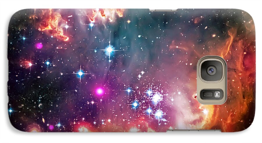 Universe Galaxy S7 Case featuring the photograph Magellanic Cloud 2 by Jennifer Rondinelli Reilly - Fine Art Photography