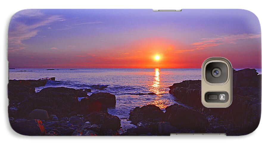 Maine Coast Sunrise Galaxy S7 Case featuring the photograph Maine Coast Sunrise by Raymond Salani III