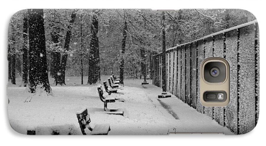 Snow Galaxy S7 Case featuring the photograph Match called for snow by Andy Lawless