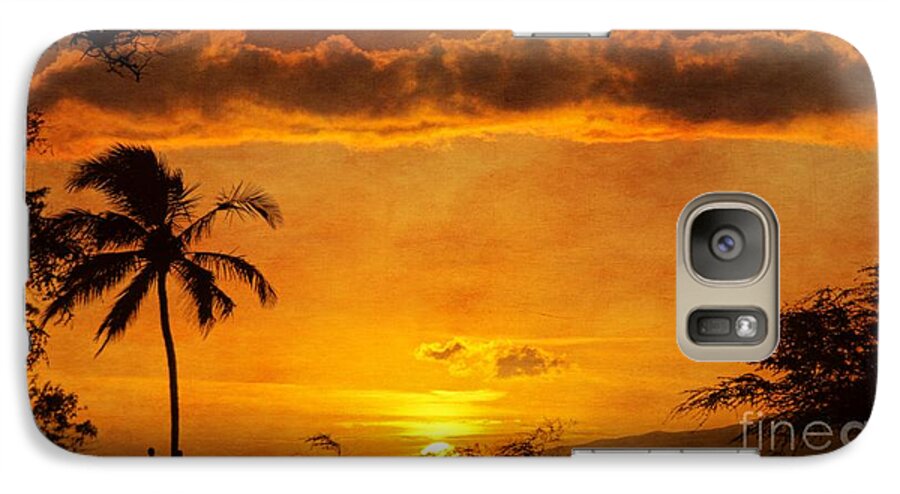 Kihei Galaxy S7 Case featuring the photograph Maui sunset dream by Peggy Hughes