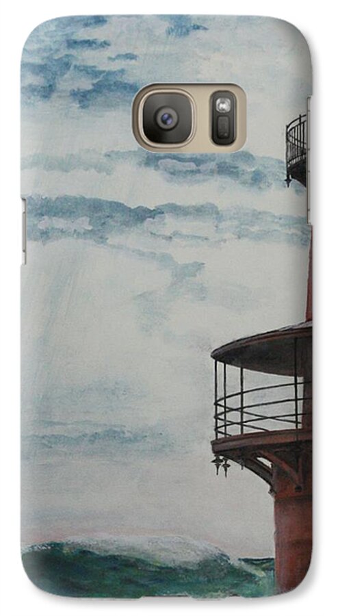 Middleground Galaxy S7 Case featuring the painting Middleground by Stan Tenney