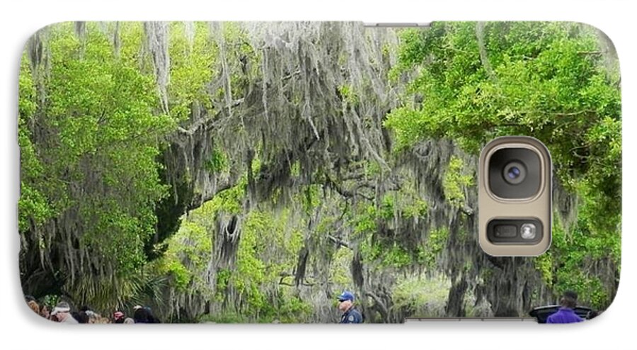 Candice Glover Galaxy S7 Case featuring the photograph Moss and Massive Crowd by Patricia Greer