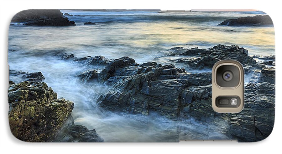 Meiras Galaxy S7 Case featuring the photograph Mourillar Beach Galicia Spain by Pablo Avanzini