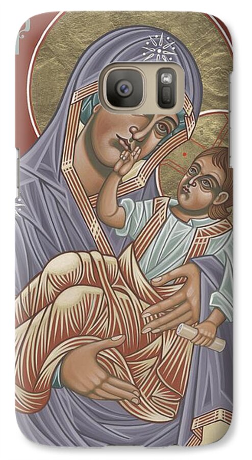 Father Bill Galaxy S7 Case featuring the painting Murom Icon of the Mother of God 230 by William Hart McNichols