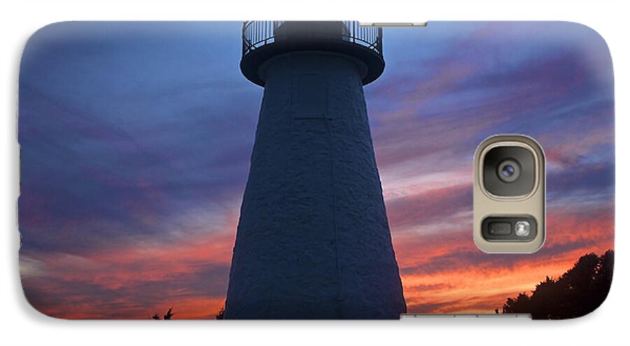 Lighthouse Galaxy S7 Case featuring the photograph Ned's Point Lighthouse by Amazing Jules