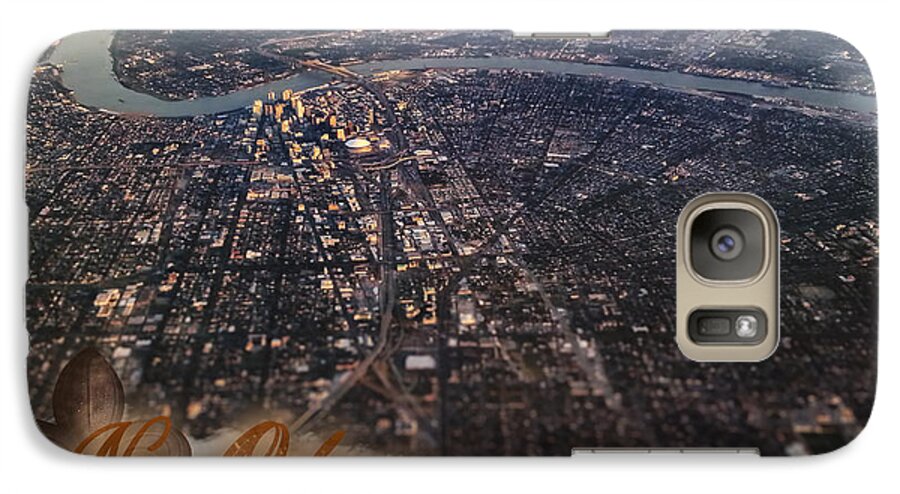 Aerial View Of New Orleans Lousiana Galaxy S7 Case featuring the photograph New Orleans Aerial View by Anthony Citro