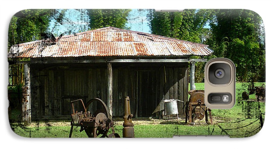 Barn Galaxy S7 Case featuring the photograph Old Barn by Therese Alcorn