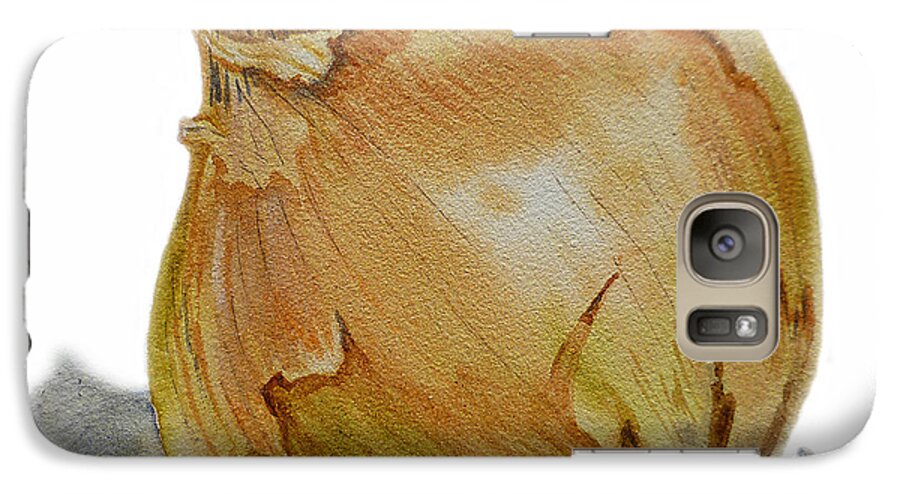 Onion Galaxy S7 Case featuring the painting Onion by Irina Sztukowski
