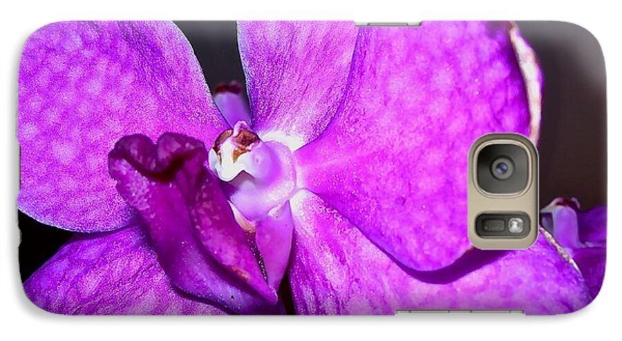 Flowers Galaxy S7 Case featuring the photograph Orchid from Art Gallery by Randy Rosenberger