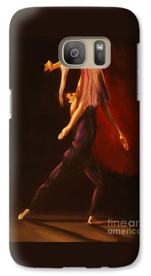 Ballet Galaxy S7 Case featuring the painting Passion by Nancy Bradley