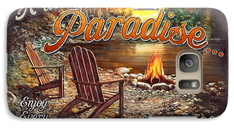 Jim Hansel Galaxy S7 Case featuring the painting Peace of Paradise by JQ Licensing