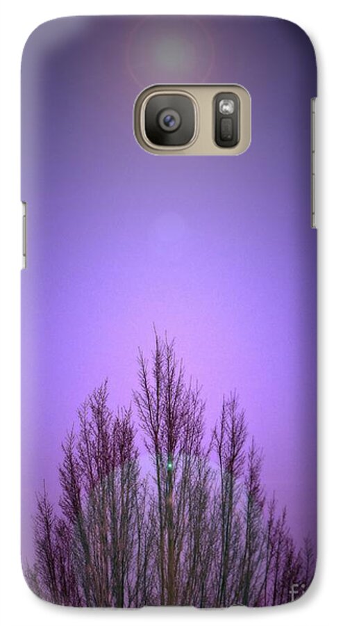 Layered Galaxy S7 Case featuring the photograph Perfectly Purple by Chris Anderson