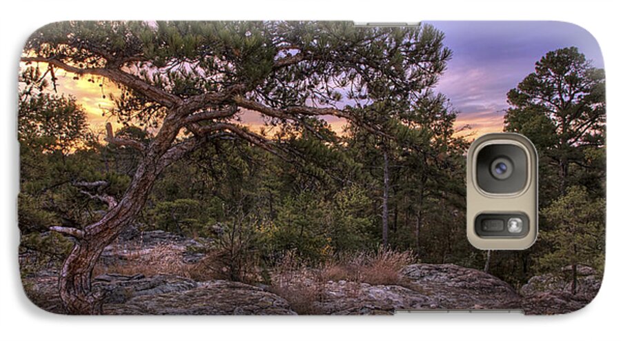 Petit Jean Galaxy S7 Case featuring the photograph Petit Jean Mountain Bonsai Tree - Arkansas by Jason Politte