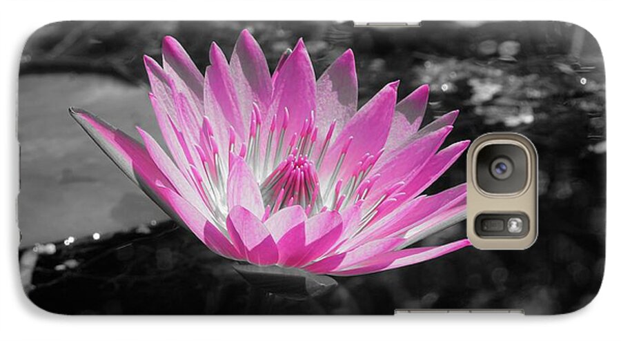 Water Lily Galaxy S7 Case featuring the photograph Pink Glow by Chad and Stacey Hall