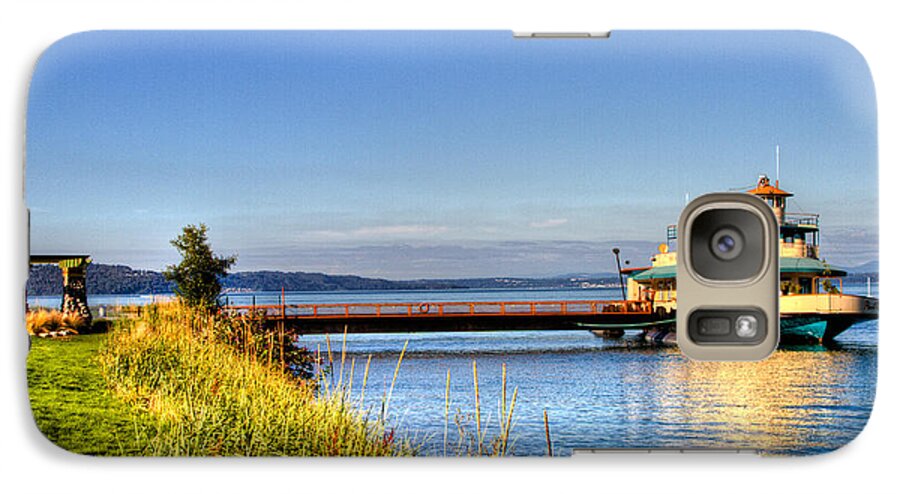 Puget Sound Galaxy S7 Case featuring the photograph Point Ruston Ship by Rob Green