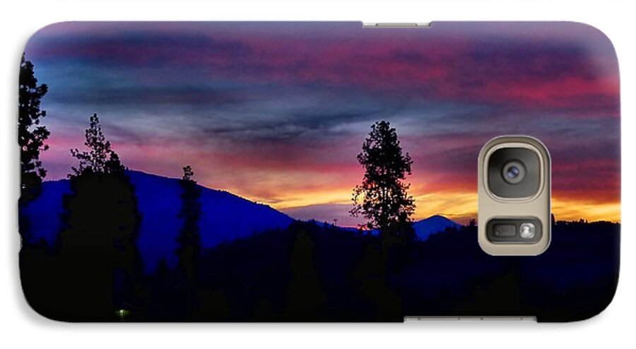 Landscape Galaxy S7 Case featuring the photograph Pre-Dawn Hues by Julia Hassett