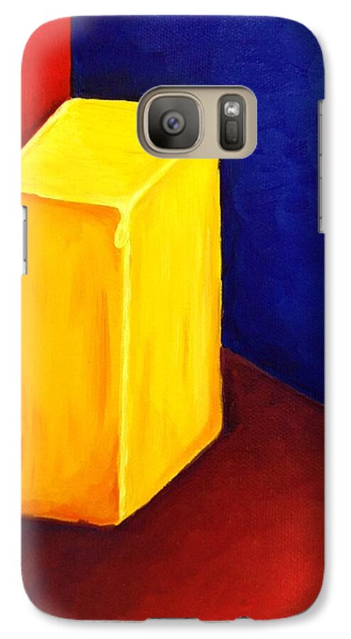 Oil Painting Galaxy S7 Case featuring the painting Primary Colors by Brigitte Emme