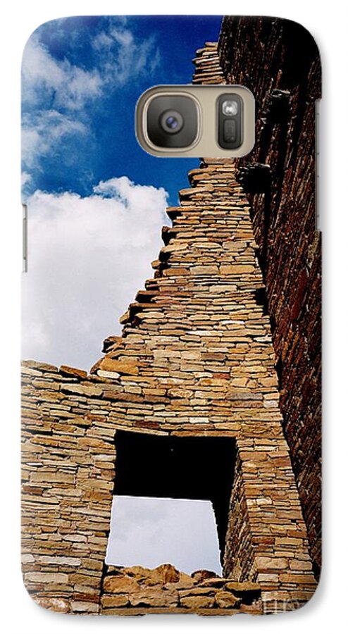 Pueblo Bonito Galaxy S7 Case featuring the photograph Pueblo Bonito New Mexico by Jacqueline M Lewis