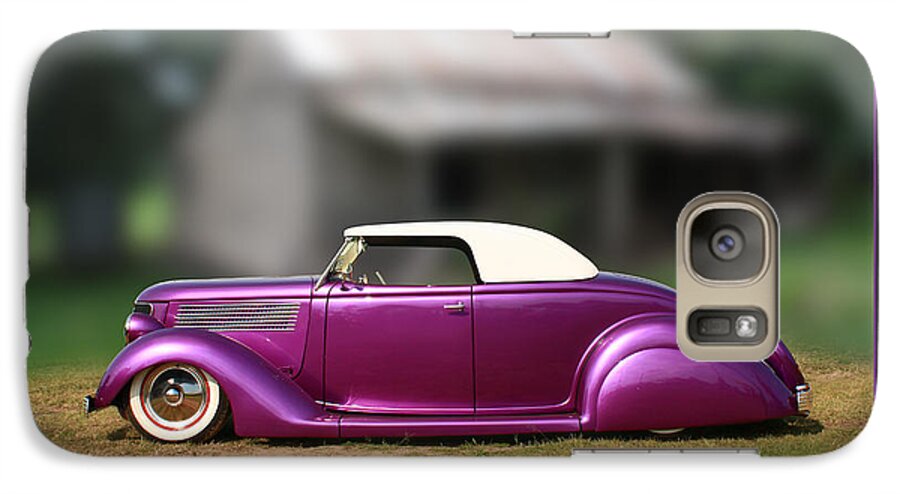Hotrod Galaxy S7 Case featuring the photograph Purple Perfection by Keith Hawley