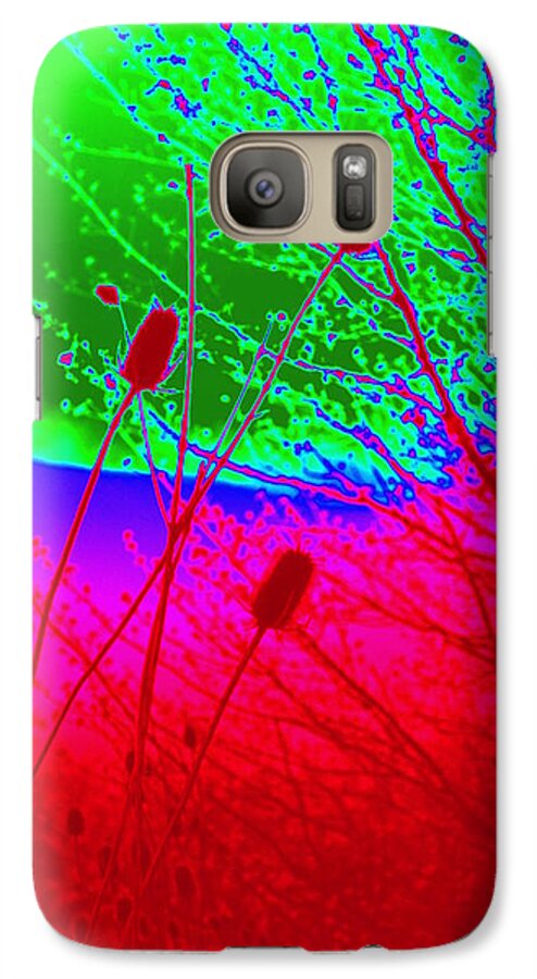 Pussy Willow Galaxy S7 Case featuring the photograph Pussy Willow Transformed by Cathy Shiflett