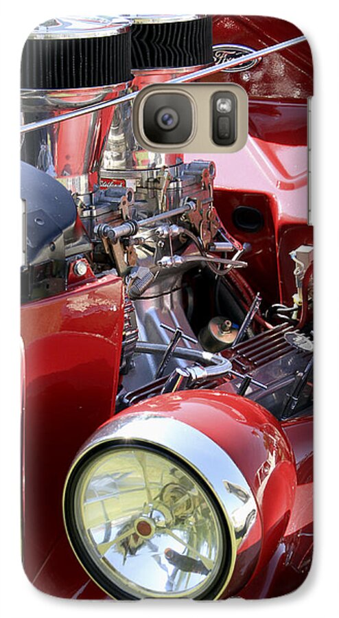 Classic Galaxy S7 Case featuring the photograph Red Ford by Bob Slitzan